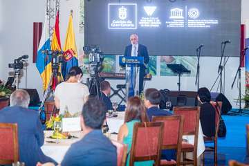 El Cabilldo celebra el primer aniversario de la declaración de Risco Caído como Patrimonio de la Unesco (Foto TA)